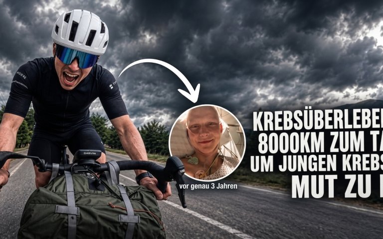 John Miller auf Fahrrad